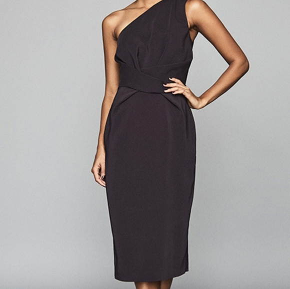 *1 Left!!* NWT REISS | One Shoulder Dress - Picture 12 of 12